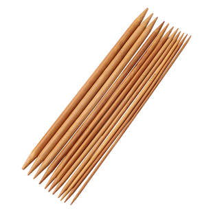 35厘米毛衣针棒针碳化竹针直针编织工具套装毛衣围巾帽子毛线长针