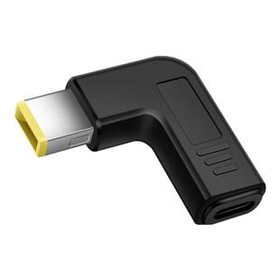 笔记本PD转接头适用联想方口转接头Typec转DC圆口转换线Thinkpad方形电源PD快充65W诱骗器戴尔USB-C转DC圆孔