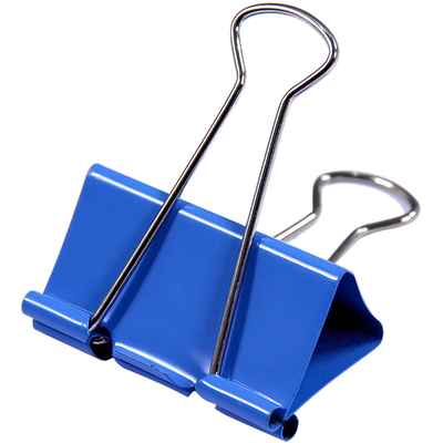 彩色长尾夹办公反尾夹铁夹子