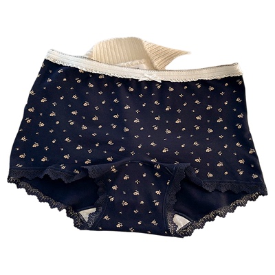 女士中腰内裤大码包臀平角裤