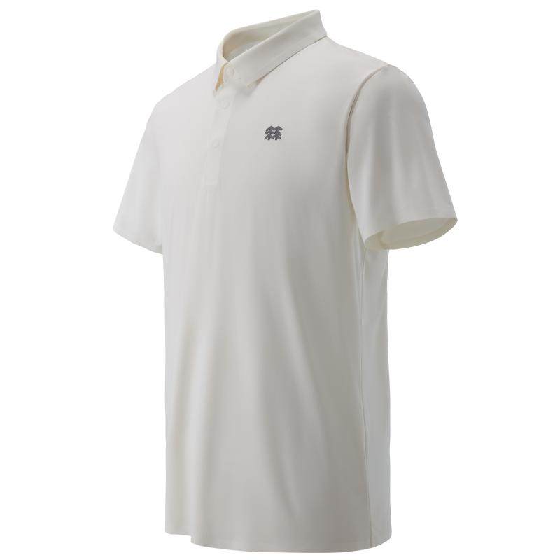 KOLON SPORT可隆POLO接触凉感防晒上衣男女冷黑T恤功能短袖POLO