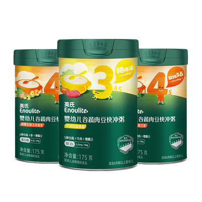 英氏宝宝辅食粥婴幼儿冲泡粥营养