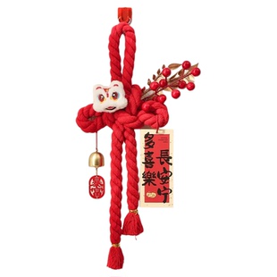 万字结入户门口挂件乔迁之喜装饰新居2026新款福字中国结红色门挂