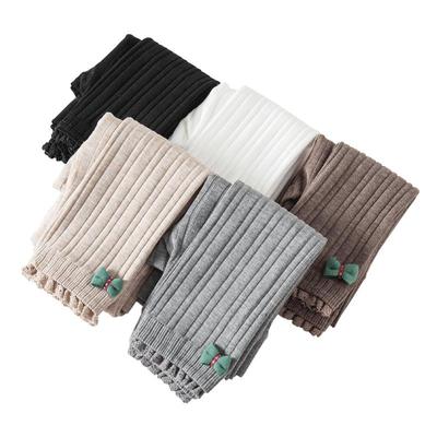 女童打底裤秋冬新款纯棉外穿