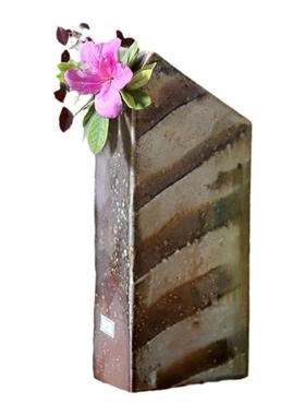 陶瓷摆件中式客厅手工异形花瓶