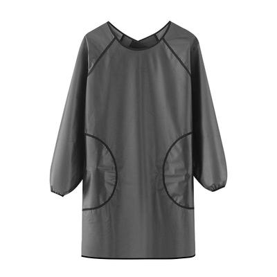 围裙女家用厨房长袖防水防油罩衣男士加长餐饮水产专用定制logo