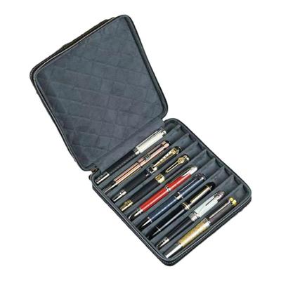 卡昂正时钢笔收纳真皮防震