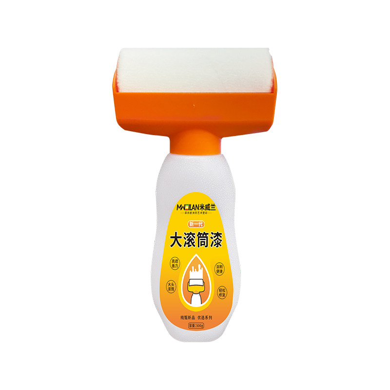 墙面滚筒漆白色乳胶漆墙壁修复白内墙乳胶漆