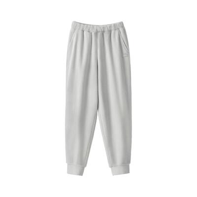 301H男女法兰绒束脚口家居长裤