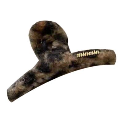 温暖系搭配！豹纹毛绒抓夹