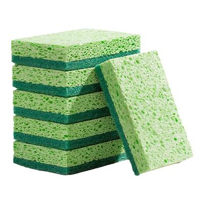 家适杰木浆棉海绵擦双面清洁