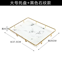 Большая черная керамика с черным камнем