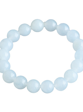 天然和田玉白玉素雅手链手串典雅大方约10MM