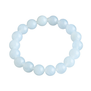 天然和田玉白玉素雅手链手串典雅大方约10MM