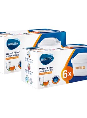 BRITA碧然德滤芯过滤净水器家用厨房滤水壶净水壶官方正品专6枚装