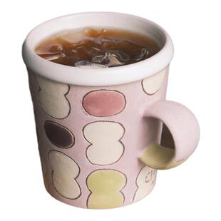 春辰claysup紫葫芦马克杯景德镇手作陶瓷小巧精致粉引杯日式250ml