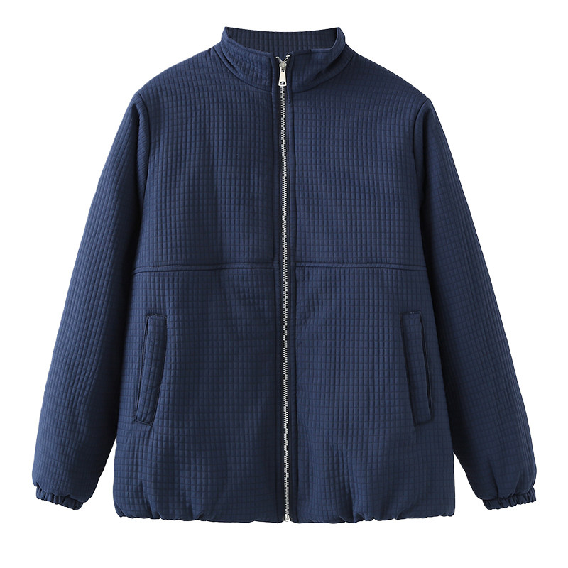 纯色百搭立领纯色棉衣面包服