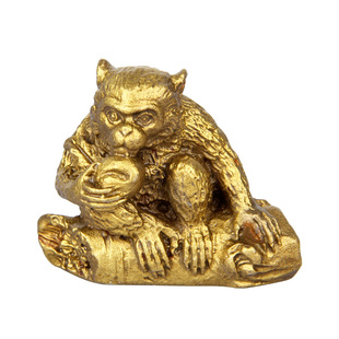 厚德居 铜猴摆件四不猴家居装饰品客厅猴摆设生肖猴子摆件