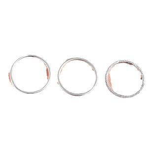 999纯银素圈戒指男女礼物轻奢小众设计高级感食指戒足银指环尾戒