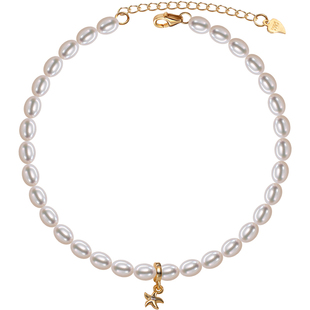 南珠宫海星淡水珍珠手链925银轻奢高级感礼物送礼女手串C-S040SD