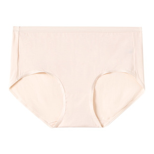 美标新款内裤女无痕莫代尔三角内裤亲肤轻薄中腰短裤纯色舒适底裤