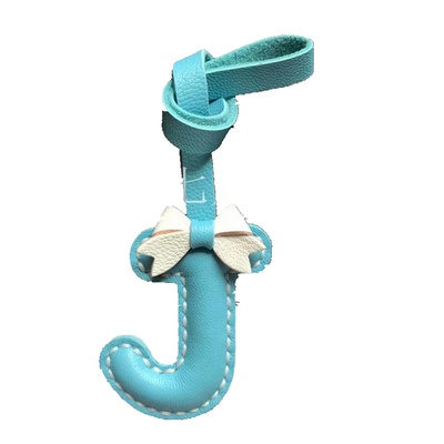 字母钥匙扣纯手工真皮韩国可爱