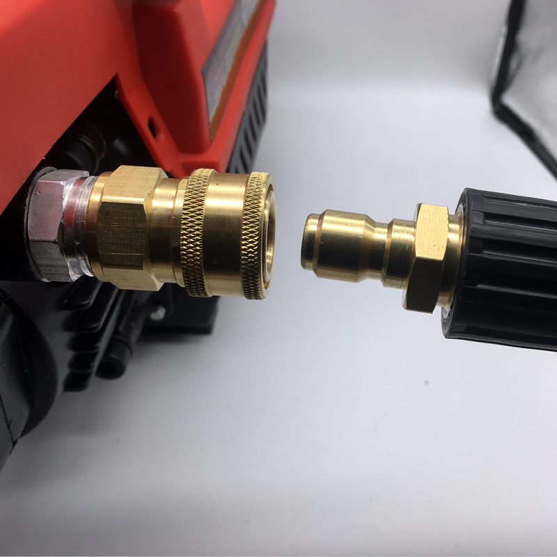 55/58内外丝22高压水管快速接头3/8洗车机出水口清洗机铜转换1/4