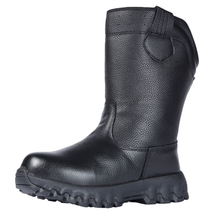 冬季羊毛雪地靴男东北皮毛一体棉靴加厚保暖大棉鞋防水蒙古牧马靴