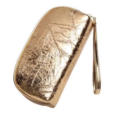 时尚手抓花真皮手拿包手拎零钱包