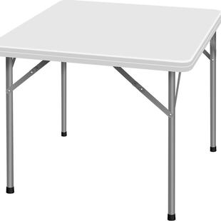 折叠桌餐桌家用正方形简易麻将桌掼蛋桌小方桌户外桌四方吃饭桌椅