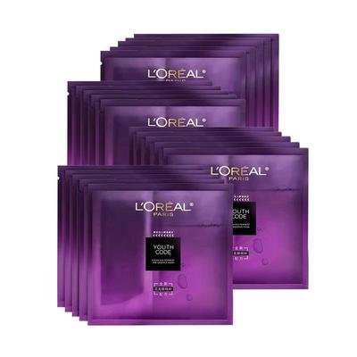 欧莱雅黑精华面膜青春密码酵素