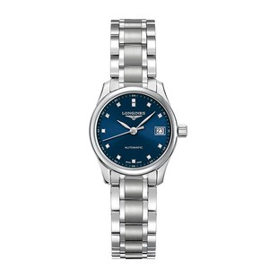 Longines浪琴女表名匠系列日历时尚手表钢带机械表L2.128.4.97.6