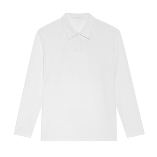 nice rice好饭 s.系列Polo领防晒速干弹力暗扣长袖T恤男NGC02029