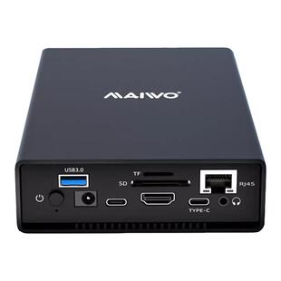 麦沃硬盘盒8合1多功能扩展坞10Gbps外置铝合金HDMI/SD/网口K3527P