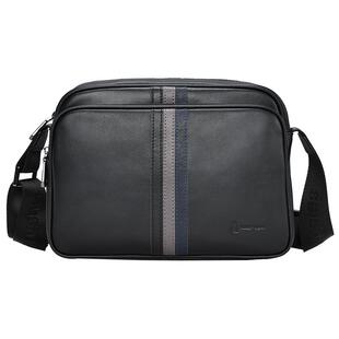 暇步士男士单肩包真皮斜挎包潮流2025新款时尚男士包包背包男包