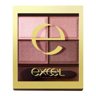 日本直邮EXCEL Skinny Rich 微珠光裸色深邃四色眼影盘 #SR10 牡
