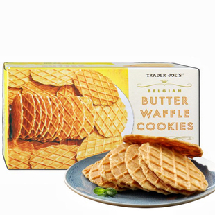 现货 美国回国送礼Trader Joe’s缺德舅比利时黄油华夫饼干伴手礼
