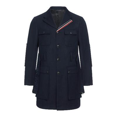 PP轻奢男装pleikpholppe秋冬新款潮流百搭休闲长款大衣男