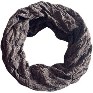 新款宽边发带弹力头带透气网包头巾遮盖白发发饰两用围巾围脖