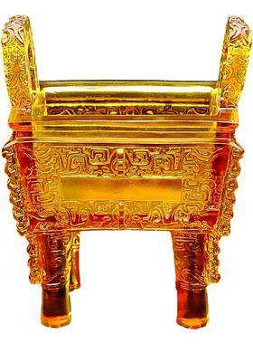 桌上高档简约现代风琉璃工艺品