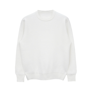 老钱风男装时尚帅气男士内搭针织衫秋冬新款高级纯色修身毛衣男款