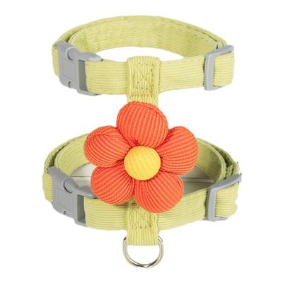 猫咪卡通牵引绳外出防脱工字型宠物专用泰迪小型犬背部牵引绳