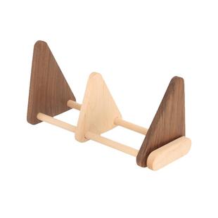 家居木质实木台面书立架创意书本桌面创意书架摆件桌上迷你收纳架