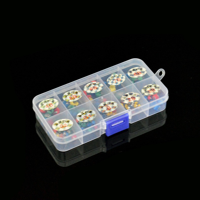 便携防走水开口包胶咬铅坠开口筏套装钓小矶铅克数夹铅组钓线