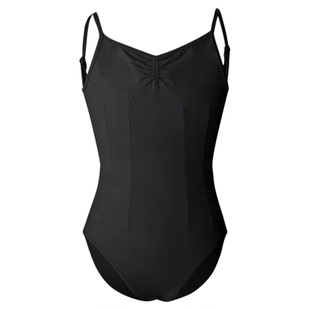 丹诗戈芭蕾舞练功服高胯舞蹈体操服连体艺考成人形体体服专业吊带