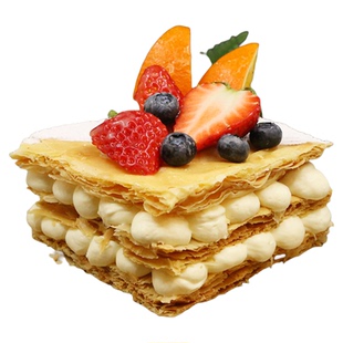 2包拿破仑蛋糕蛋黄酥至大黄金酥皮 果派榴莲酥红豆派12.5厘米10片