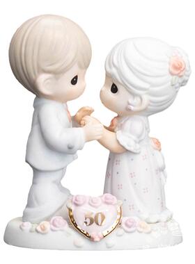 美国手绘礼品婚房摆件水滴娃娃