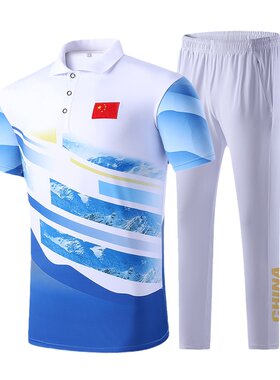情侣T恤运动服套装夏装