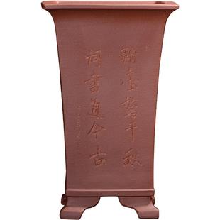 紫砂花盆大号四方形高兰花盆室内吊兰阳台吊篮陶瓷兰花花盆专用盆