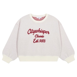 GLOBAL WORK 毛衣女童2025冬季新款简约日系宽松长袖上衣595574